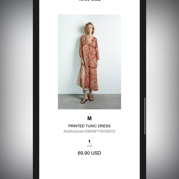 Zara tunic midi dress - Picture 3 of 4